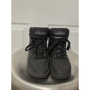 Size 6 - Adidas Hoops 2.0 Mid Black Sportswear High top Men Kids